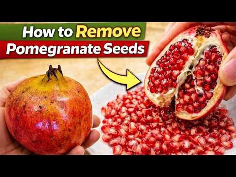 How to Remove Pomegranate Seeds at Home