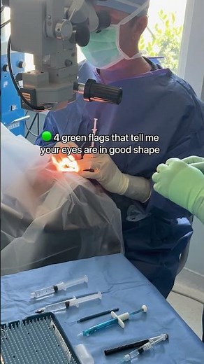 These are the things that come up when I am reassured about a patient's eye health.