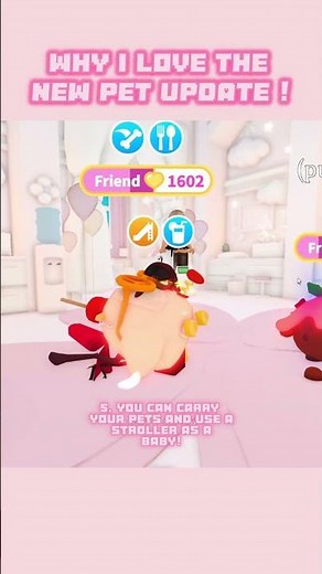 ♡ Why I LOVEE the new Pet Interaction/Task Update ! | Adopt me ! Roblox ♡˚｡‧ #adoptmeroblox