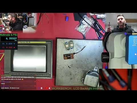 Learning Electronic Repair LIVE! Fanuc Robodrill Monitor backlight repair