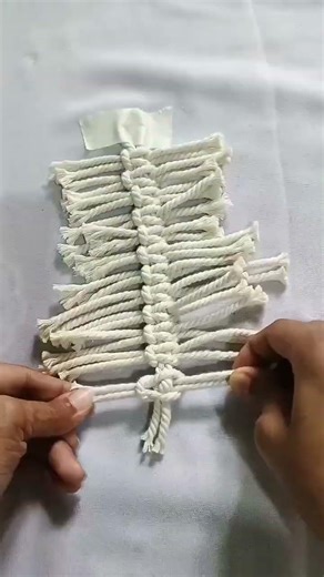 DIY Macrame Leaf..🍂🍁 #diy #handmadeseller #subscribers #craft #smallbusinessbd