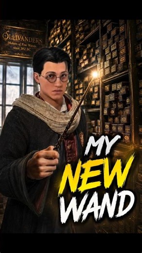Getting My First Wand in Hogwarts Legacy! 🪄 #Shorts #HogwartsLegacy