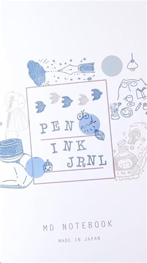 New pen and ink journal set up feat. Midori A5 cotton notebook 📓