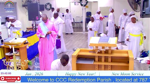New Moon service (1st Jan, 2026), CCC Redemption Parish, Winnipeg, Manitoba. CanadaC.C.C Redemption Parish, Winnipeg, Canada #cccworldwide #music #cccworldwideofficial #ccchymns #christianchurch #church #cccworldwideofficial #canada #women #evangelism #celestial #celestialchurchofchristworldwide | Celestial Church of Christ Redemption Parish Winnipeg MB.