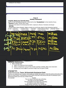 endeavors as always. Class 6 Holiday Homework English: Read you... | Filo