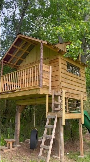 The coolest treehouse build #treehouse #howtobuildatreehouse