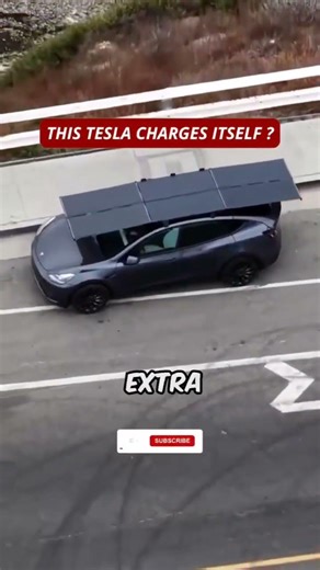 This Tesla Charges Itself ?