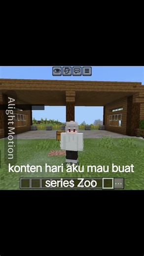 membuat kebun binatang (series zoo) #minecraft #seriesbuild#fypシ゚viral