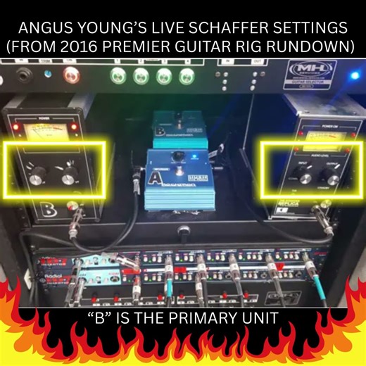 Angus Young's Live Schaffer Replica & Amp Settings