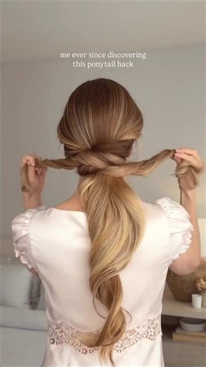 #Try the Viral Low ponytail hairstyle ✅✨ #trending #hairstyle #diyhairstyle #hair#ponytailhairstyles