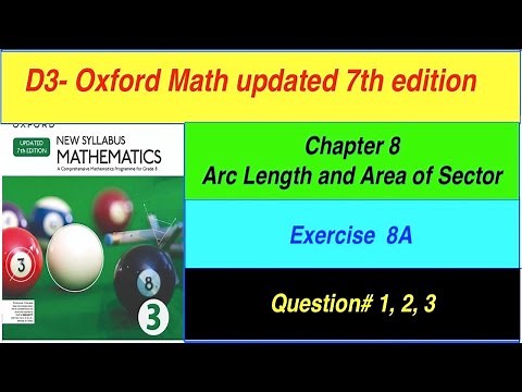 D3 Math Exercise 8A Updated 7th edition | Exercise 8A Question-1, 2, 3 | Complete Solution