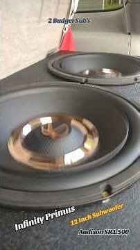 Budget Sub's Pair of Infinity Primus 12 Subwoofer