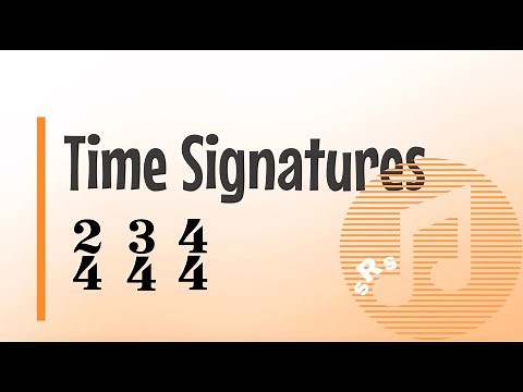 Time Signatures 2/4, 3/4, 4/4
