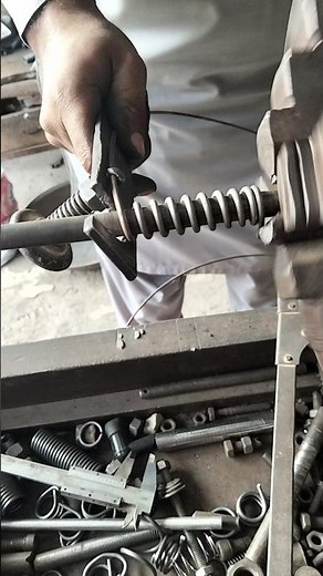 How to Make Iron Compression Spring |Techniques & Methods| Crafting Agriculture Spring