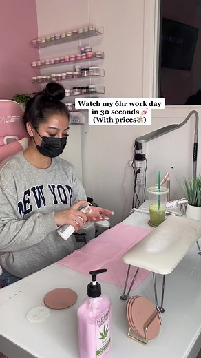 Short and sweet nail day💗 Used @nails_and_blinks tips, use code: DAISY💗 #fyp #foryoupage #nailtech #acrylicnails #aznailtech #fypシ