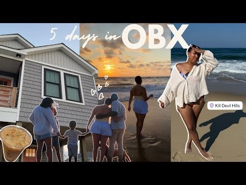 Turning 35 in OBX! Beach House Tour, Outer Banks Exploring + Best Coffee Spots (travel vlog)