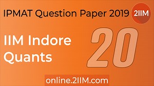 IPMAT Question Paper | IPM Coaching Online | IPM Sample Paper
