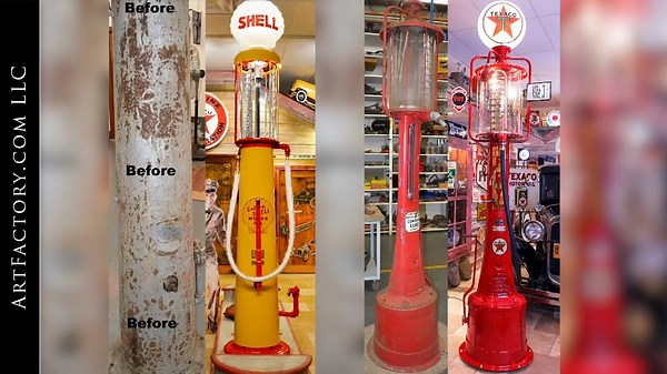 Vintage Visible Gas Pumps: Museum Quality Fully Restored