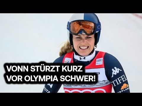 Shock before the Olympics! Lindsey Vonn crashes heavily in the downhill in Crans Montana | Ski Wo...