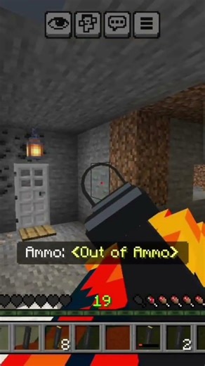 #minecraft mutant zombie I try to kill him with ump-45