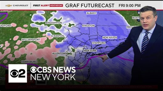 First Alert Weather: New snowfall forecast for NYC as winter storm continues