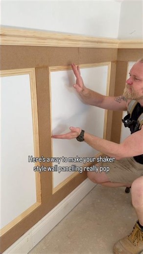 How to make wall panels look EXTRA! #diy #home #interiordesign #art #beautiful #tips #woodworking