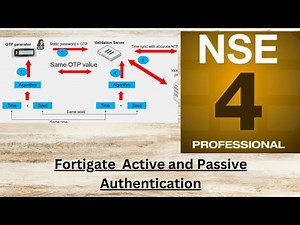 Fortinet NSE 4 Forti Tokens and Active and Passive Authentication