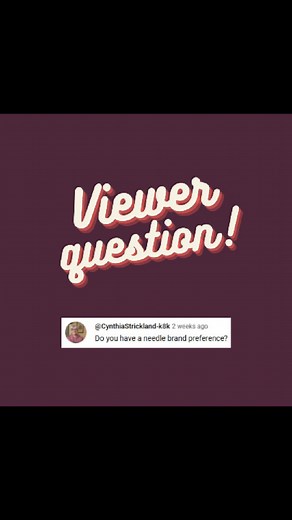 The answer to this question may surprise you! My needle brand choice has consistent quality, availability and can be bought in bulk! | Stitched By Susan