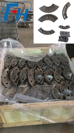 Concrete Mixer Mixing Blades/Ni-Hard Cast Iron Mixing Blades #machine #casting #blade #mixing #alloy