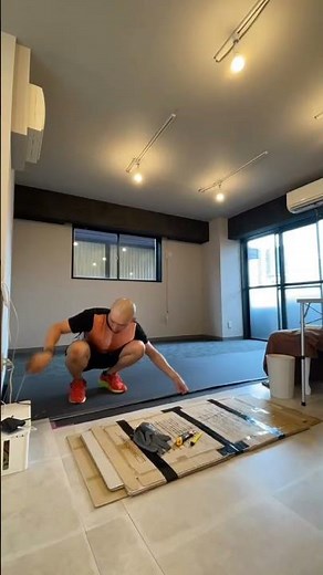 ジムを完全DIYでつくってます① #shorts