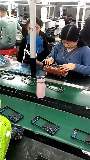 Smartphone assembly line