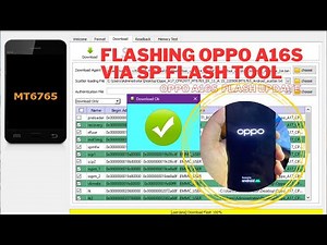 Tutorial Flashing OPPO A16S VIA USB Onl y Tested || HOW TO FULL FLASH OPPO A16 A16S