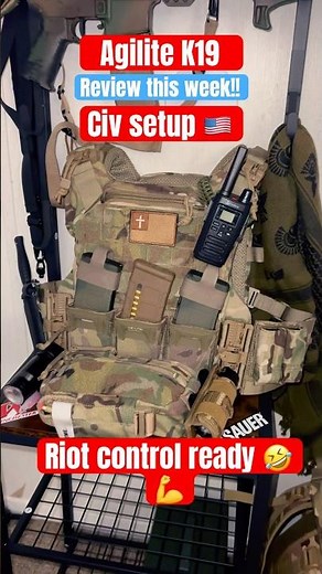 AGILITE K19!! Best civ plate carrier? #airsoft #edc #tacticalgear