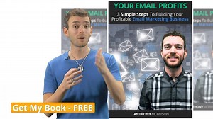 FREE BOOK AVAILABLE… I’d like to show you how I am building one of the most successful Email Marketing businesses on the planet. Get my FREE BOOK now >> http://freebook.anthonymorrison.com/book If you’ve been looking to build a business online there are 2 simple things you need to know: 1. Building your email list is the CORE component of your business. 2. A good mentor to show you how to use that email list to generate revenue and build your business. The good news is I would like to give you b