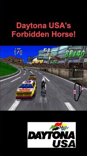 Daytona Usa's Forbidden Horse #retrogaming #shorts #sega #daytonausa