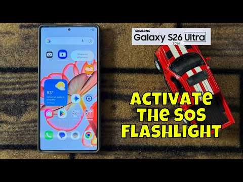 How to Activate The SOS Flashlight Samsung Galaxy S26 Ultra