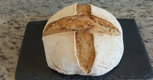 My Easy No-Knead Sourdough Bread Recipe - Grant Bakes