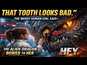“That Tooth Looks Bad.” The Nerdy Human Girl Said—The Alien Dragon Bowed to Her | HFY