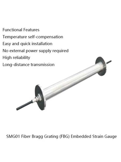 SMG01 FBG Embedded Strain Gauge#SMG01 #FBGTechnology #StructureSafety #EmbeddedSensor