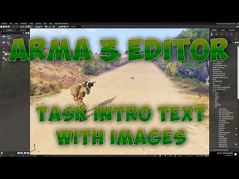 Arma 3 Editor Tutorial | Use Fancy Text for Tasks with an image.