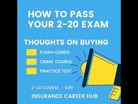 How to Pass The 2-20 Test - $99 2-20 License Course