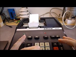 1973 Adler 1204P desktop printing calculator teardown