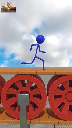 HELP Pacman s Friend Save Him in a Smart Way 🙏🙏😂 #friendship #pacman #stickman #domino #adventure