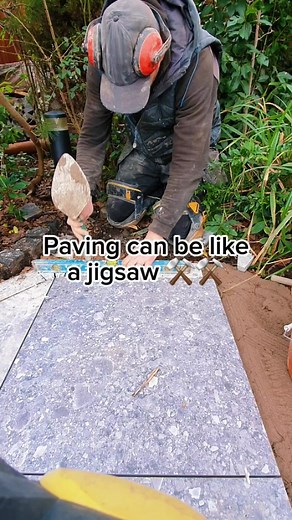 4.5K views · 26 reactions | Granite mitred edgings ⚒️⚒️ #landscaper #patio #project #fyp #landscaping #paving #work #granite | LNC Landscapes and Paving | Facebook