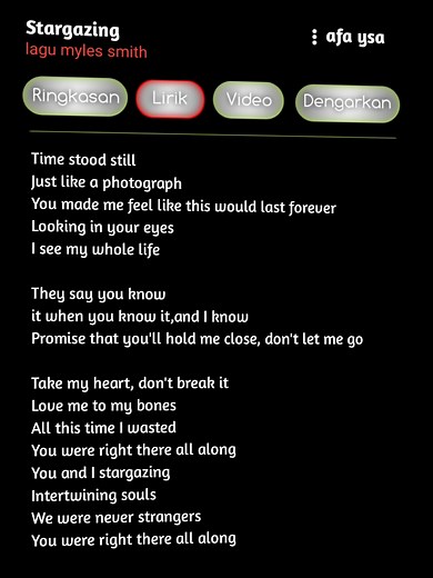 Stargazing: Lirik dan Makna Lagu
