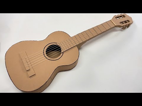HOW TO MAKE A CARDBOARD GUITAR
