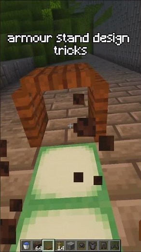 armor stand design tricks #minecraft #gaming