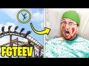 FGTeeV fell off the roller coaster, then..