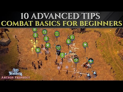 10 Starter TIPS For COMBAT & BATTLE - Age Of Wonders 4 Beginners Guide