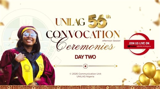 #UNILAG2025Convocation Ceremonies: Day TWO (Afternoon Session) | University of Lagos